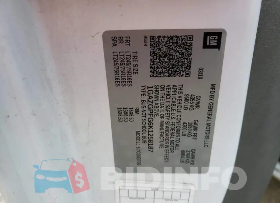 1GAZGPFG6K1258187 Photo# 13