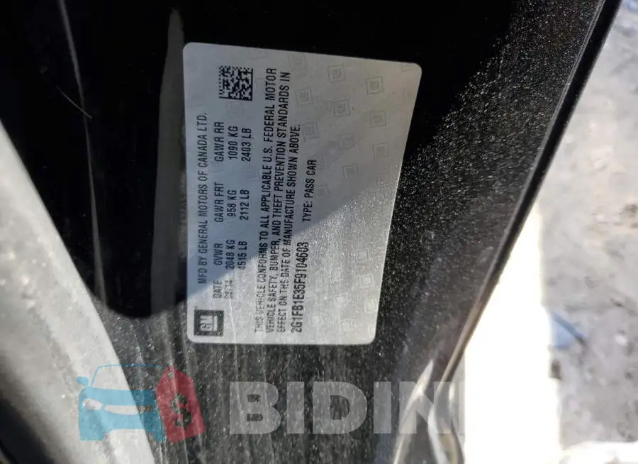 2G1FB1E35F9104603 Photo# 12
