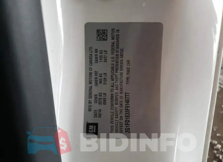 2G1FD1E33F9146777 Photo# 12