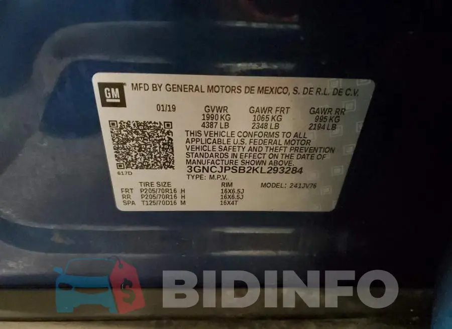 3GNCJPSB2KL293284 Photo# 13