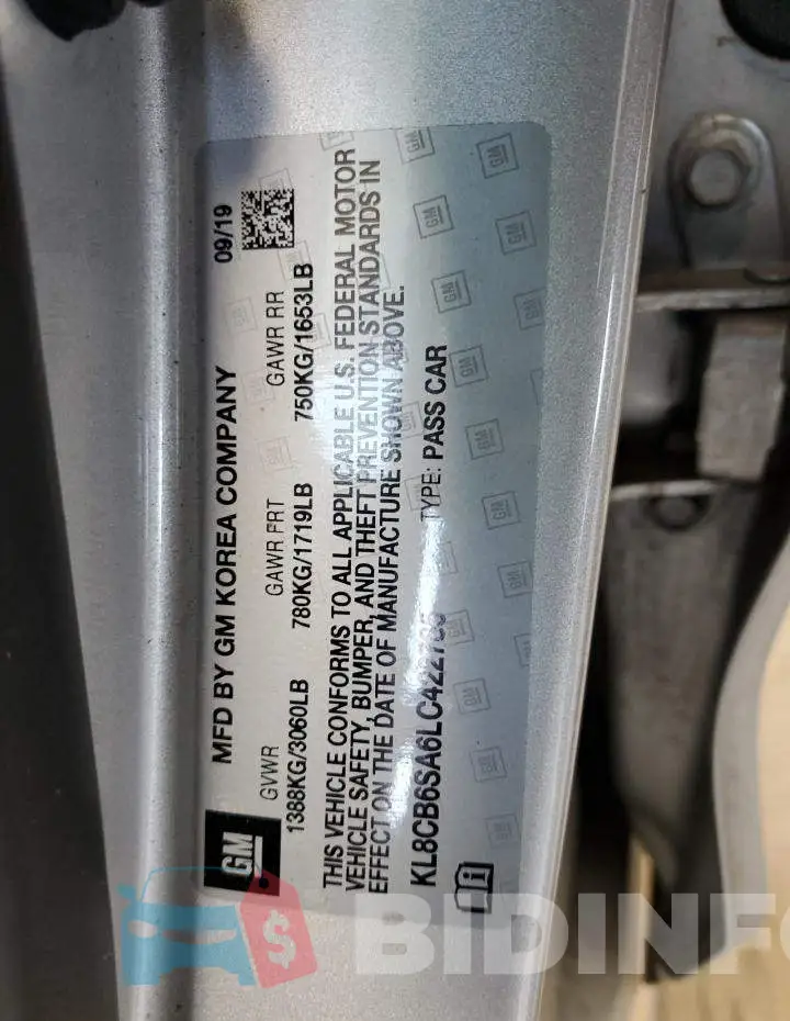 KL8CB6SA6LC422785 Photo# 13
