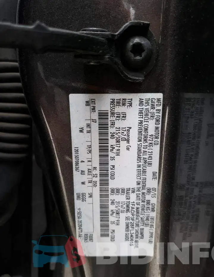 1FADP3F28FL340615 Photo# 12