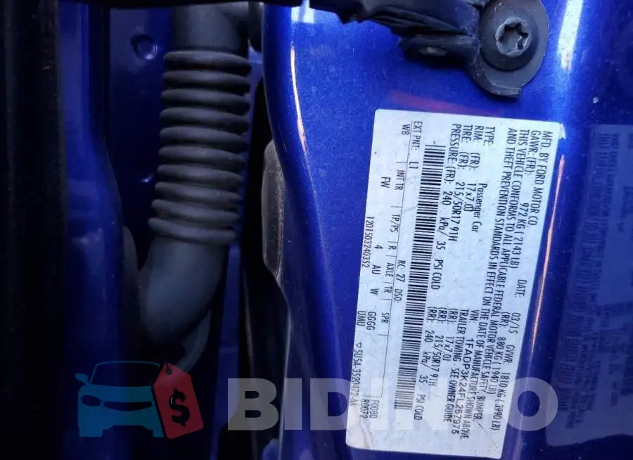 1FADP3K24FL267975 Photo# 12