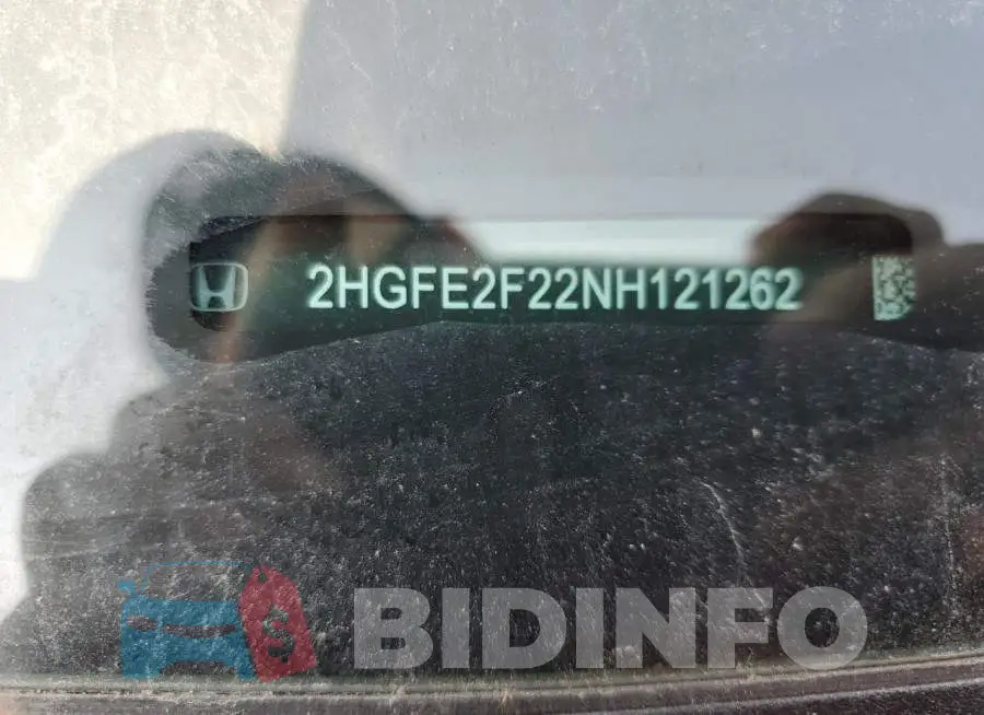 2HGFE2F22NH121262 Photo# 12