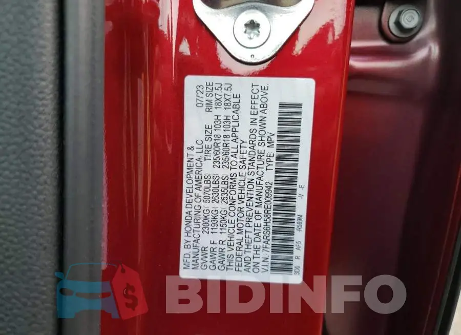 7FARS6H58RE009942 Photo# 13