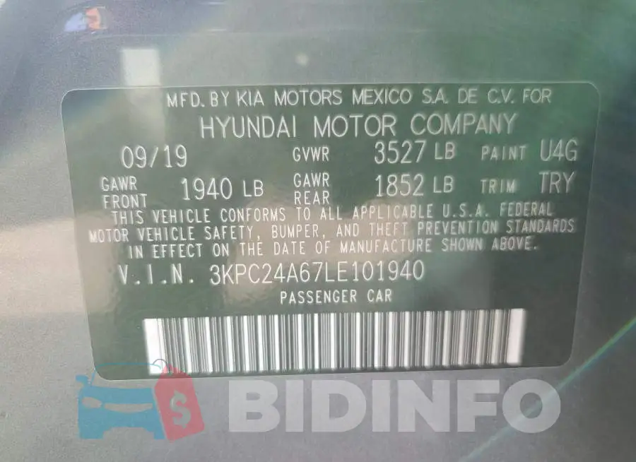3KPC24A67LE101940 Photo# 12