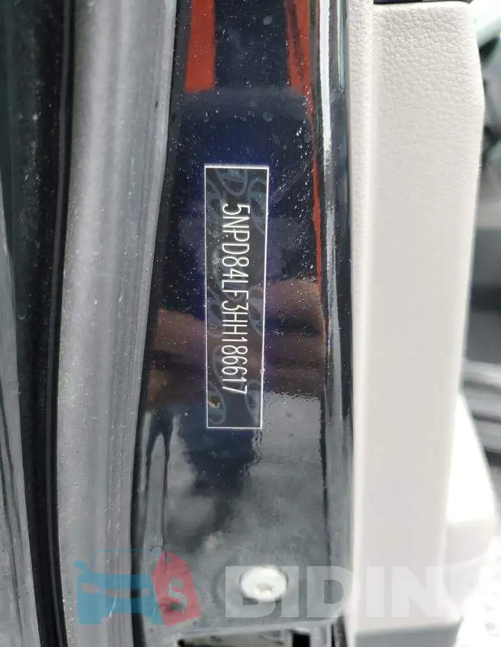 5NPD84LF3HH186617 Photo# 12