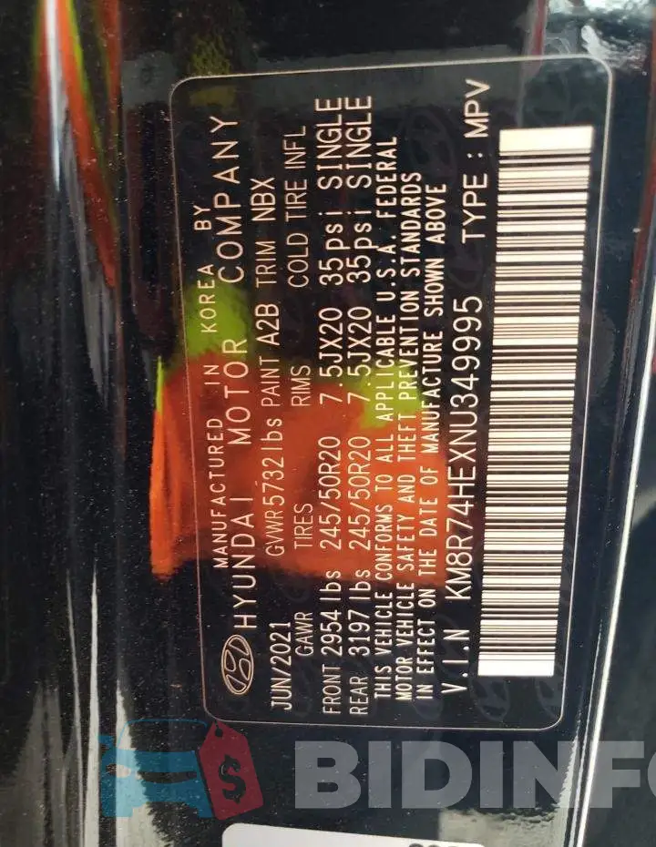 KM8R74HEXNU349995 Photo# 14