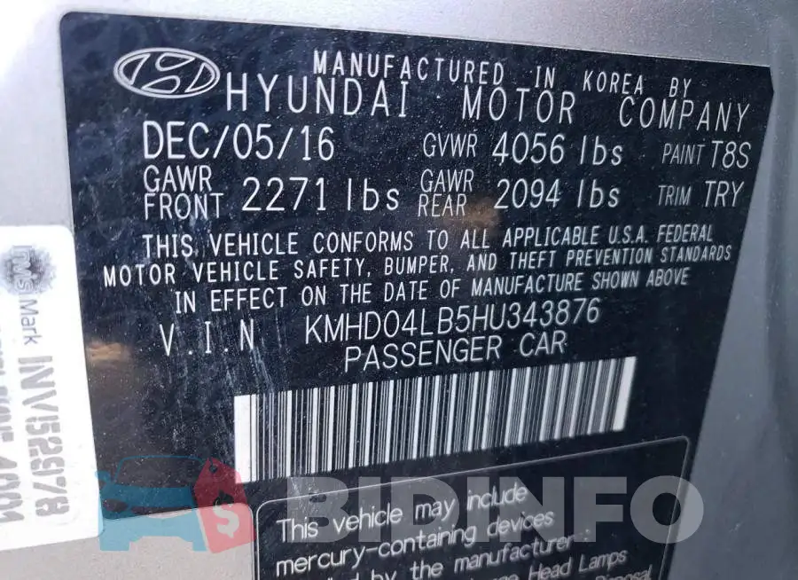 KMHD04LB5HU343876 Photo# 12