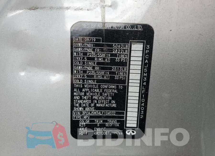 3PCAJ5M34LF104032 Photo# 13