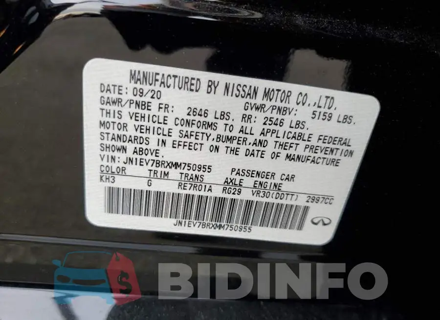 JN1EV7BRXMM750955 Photo# 12