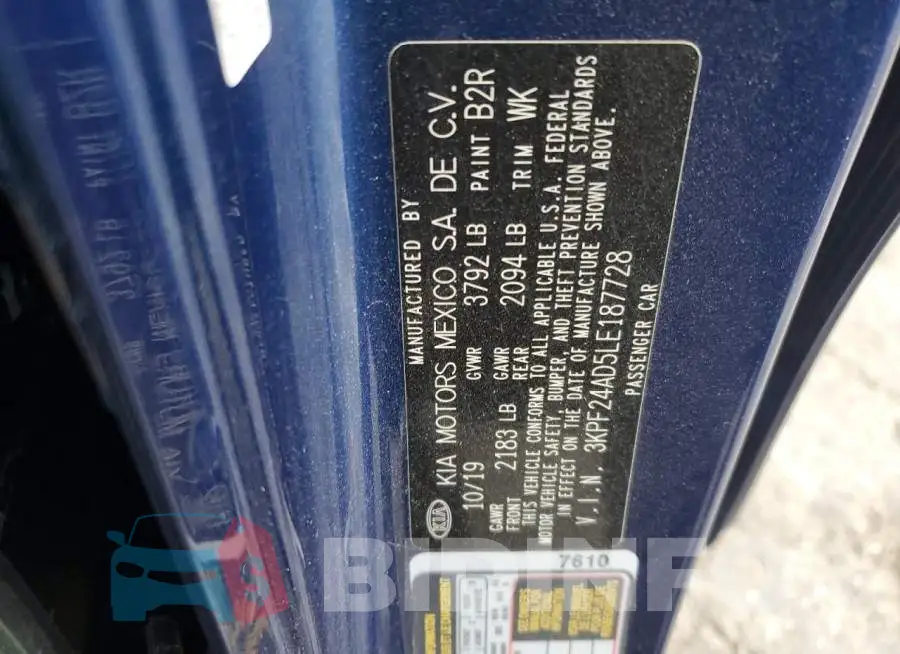 3KPF24AD5LE187728 Photo# 12