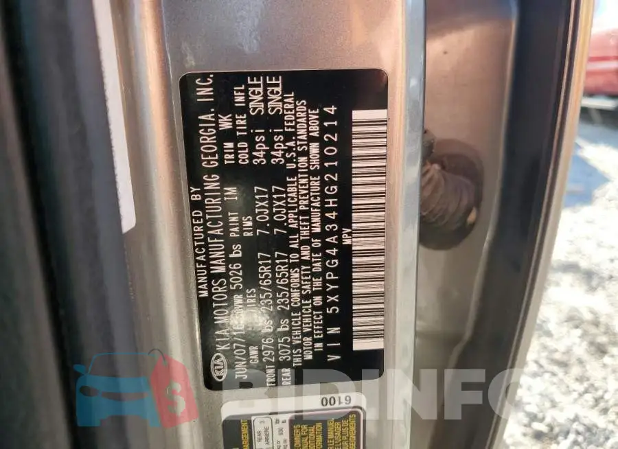 5XYPG4A34HG210214 Photo# 13