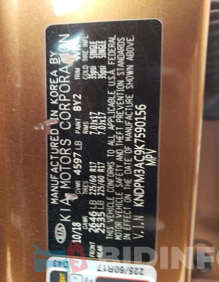 KNDPM3AC9K7590156 Photo# 13