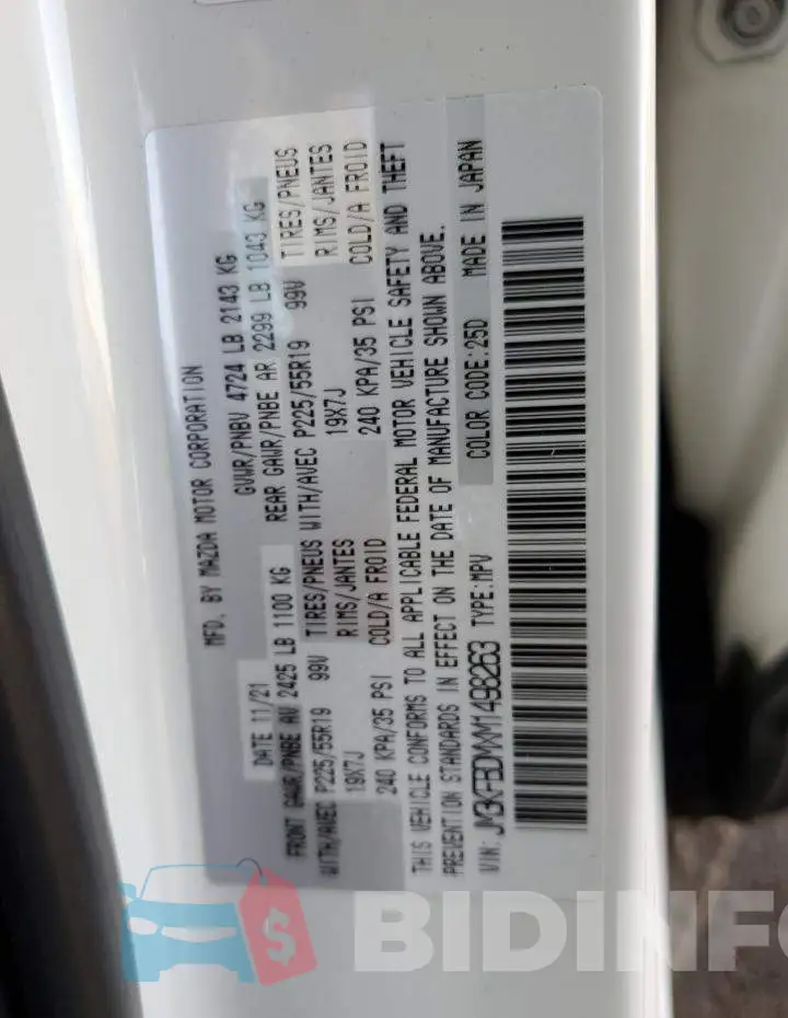 JM3KFBDMXM1498263 Photo# 12