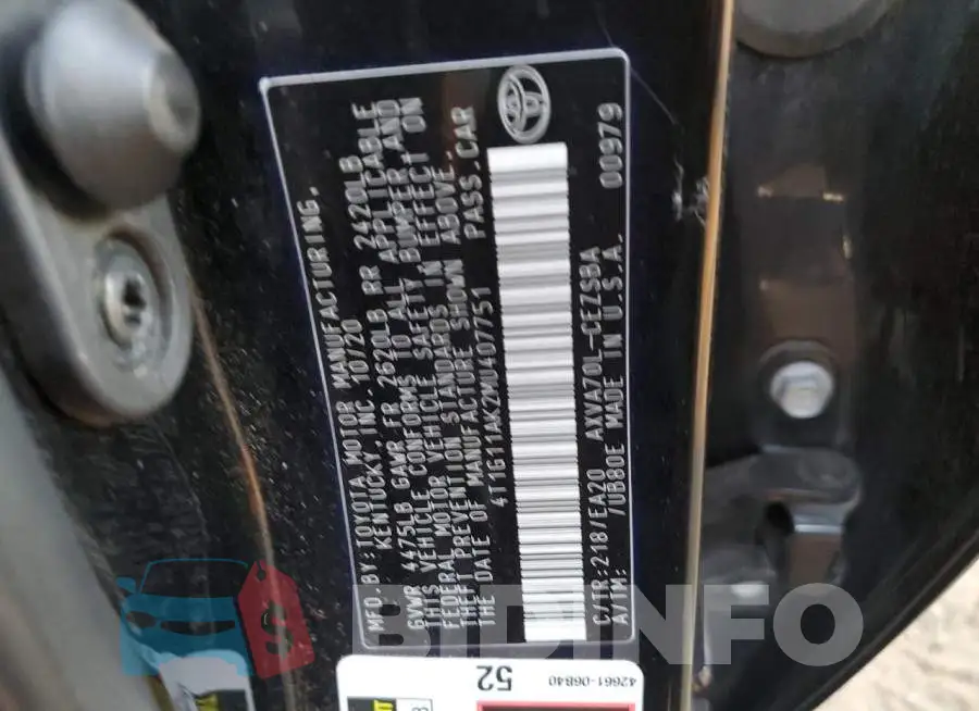 4T1G11AK2MU407751 Photo# 12
