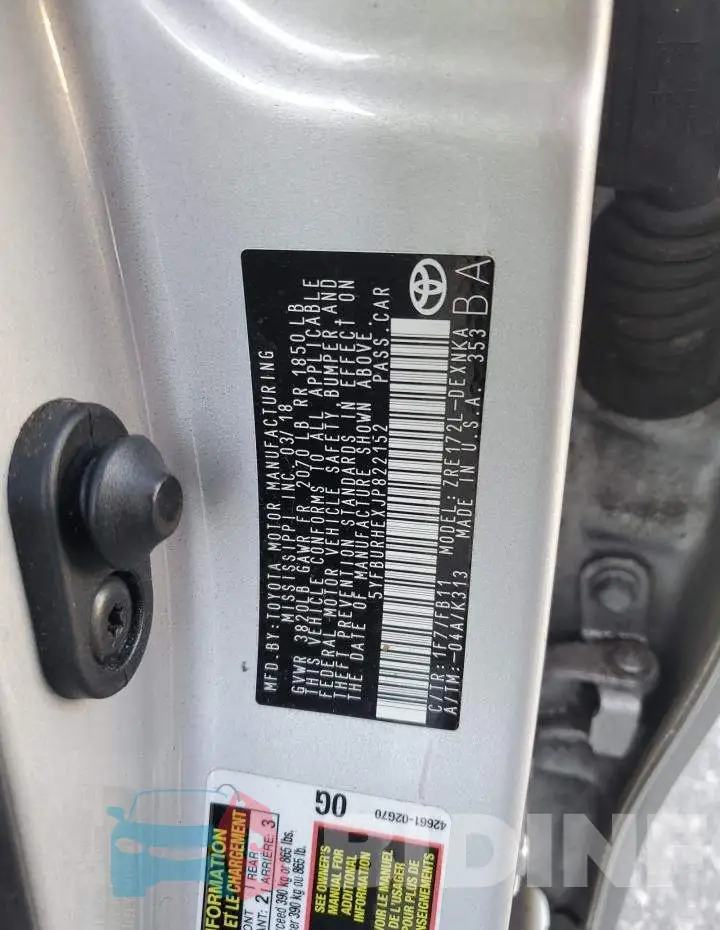 5YFBURHEXJP822152 Photo# 12