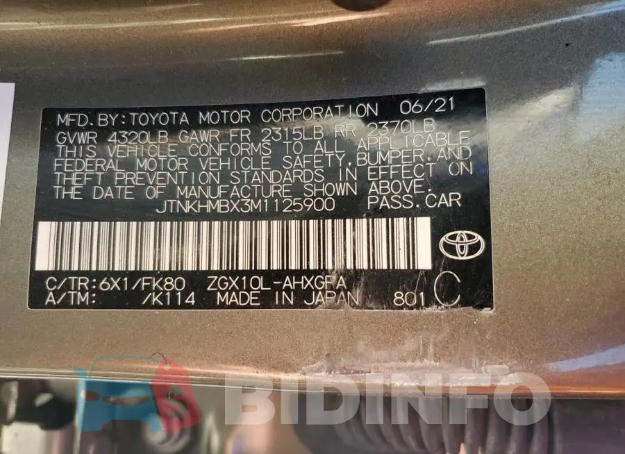 JTNKHMBX3M1125900 Photo# 13