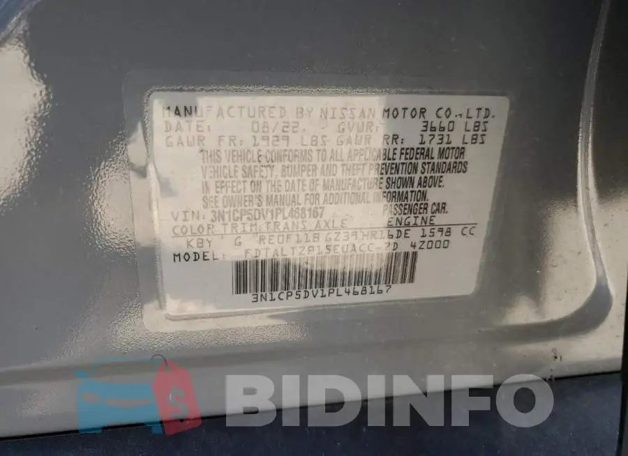 3N1CP5DV1PL468167 Photo# 12