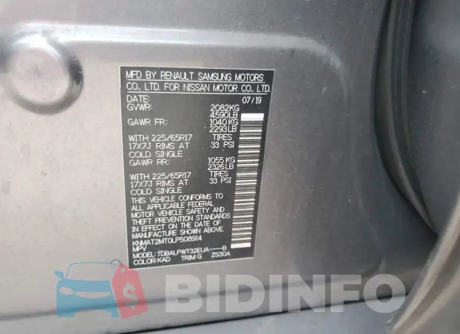 KNMAT2MT0LP508914 Photo# 12