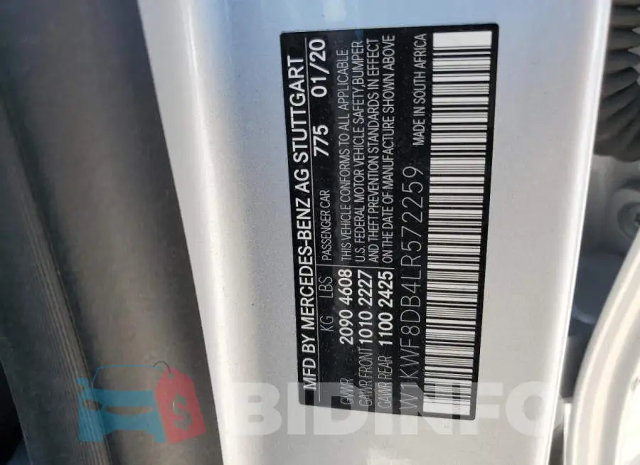 W1KWF8DB4LR572259 Photo# 12