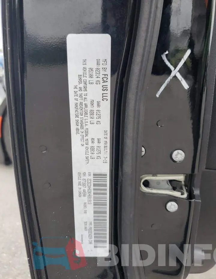 2C3CDXHG3KH691913 Photo# 13