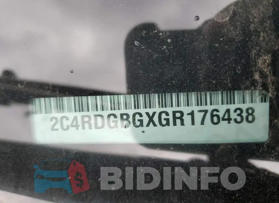 2C4RDGBGXGR176438 Photo# 14
