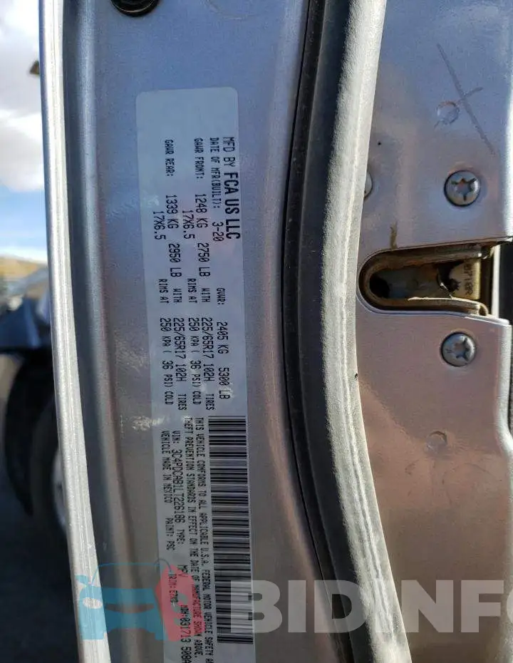 3C4PDCAB1LT226186 Photo# 13