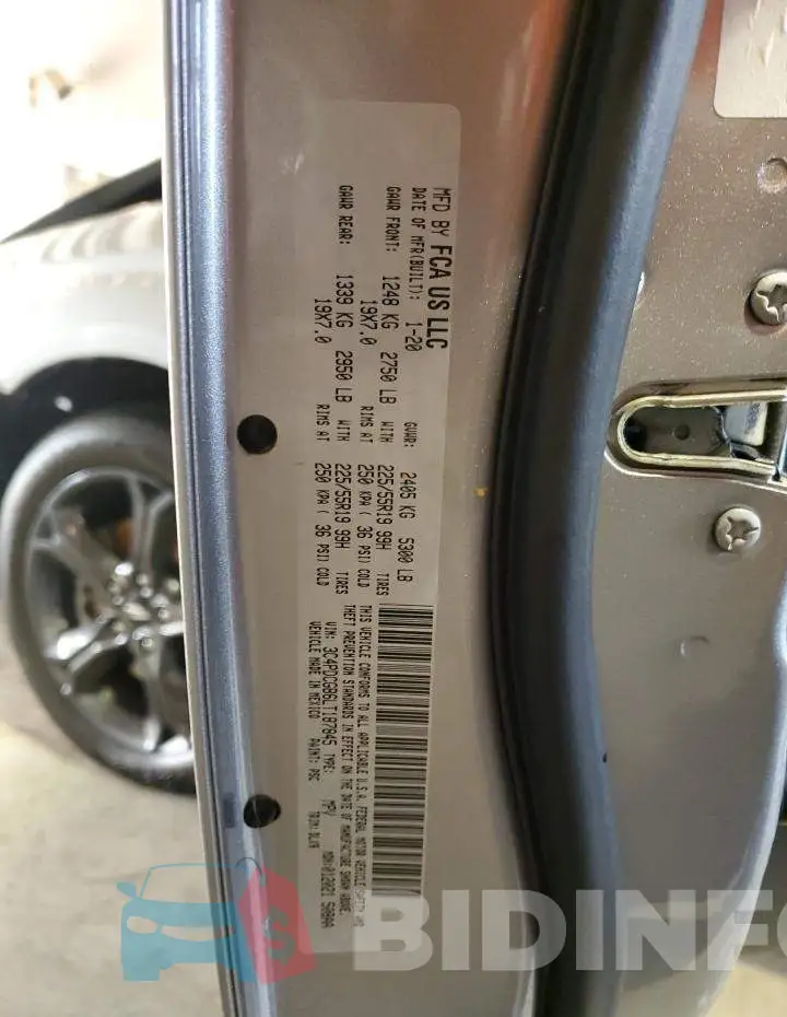 3C4PDCGB6LT187845 Photo# 13
