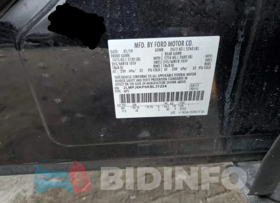 2LMPJ6KP6KBL31224 Photo# 12