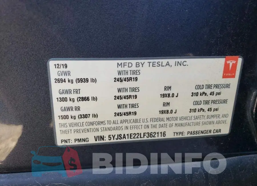 5YJSA1E22LF362116 Photo# 13