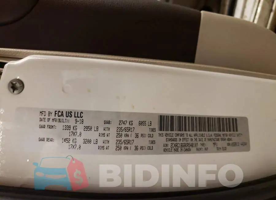 2C4RC1BG6KR548107 Photo# 13