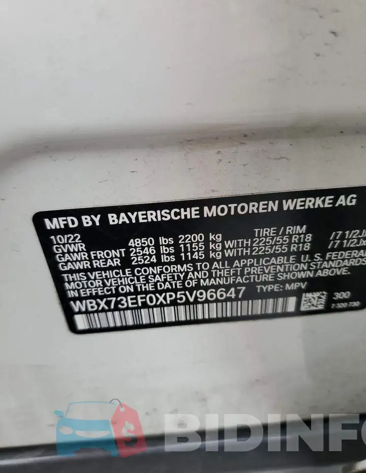 WBX73EF0XP5V96647 Photo# 12