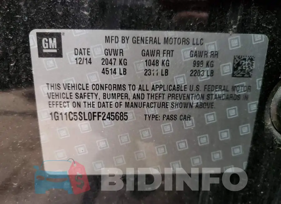 1G11C5SL0FF245685 Photo# 12