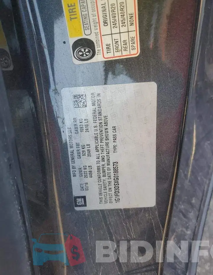 1G1FD3DSXG0188573 Photo# 12