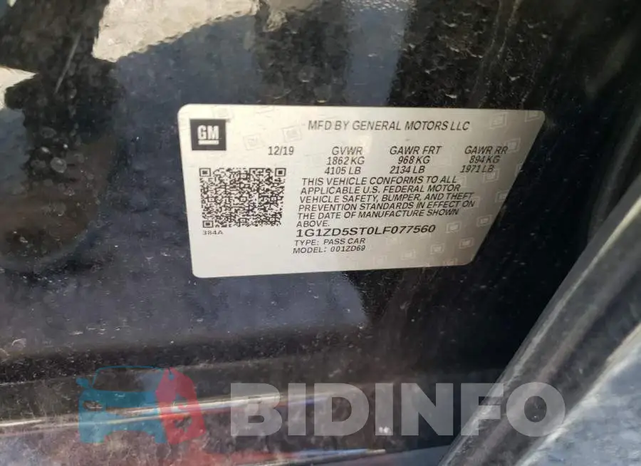 1G1ZD5ST0LF077560 Photo# 12