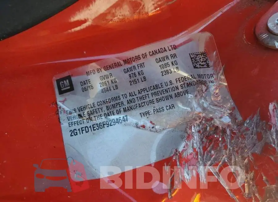 2G1FD1E36F9294647 Photo# 12