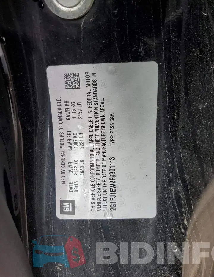 2G1FJ1EW2F9301113 Photo# 12