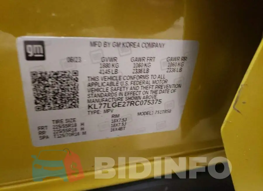 KL77LGE27RC075375 Photo# 13