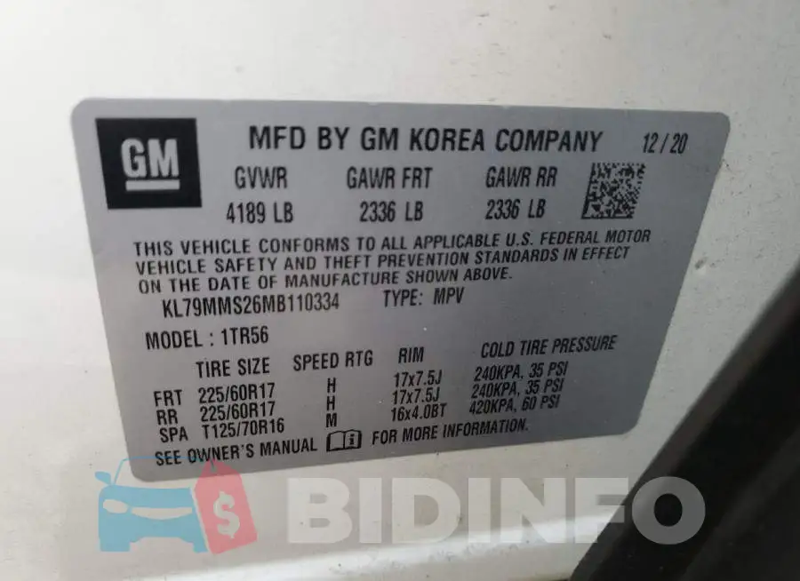 KL79MMS26MB110334 Photo# 13