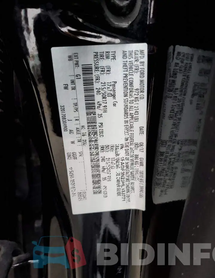 1FADP3N23HL333771 Photo# 12