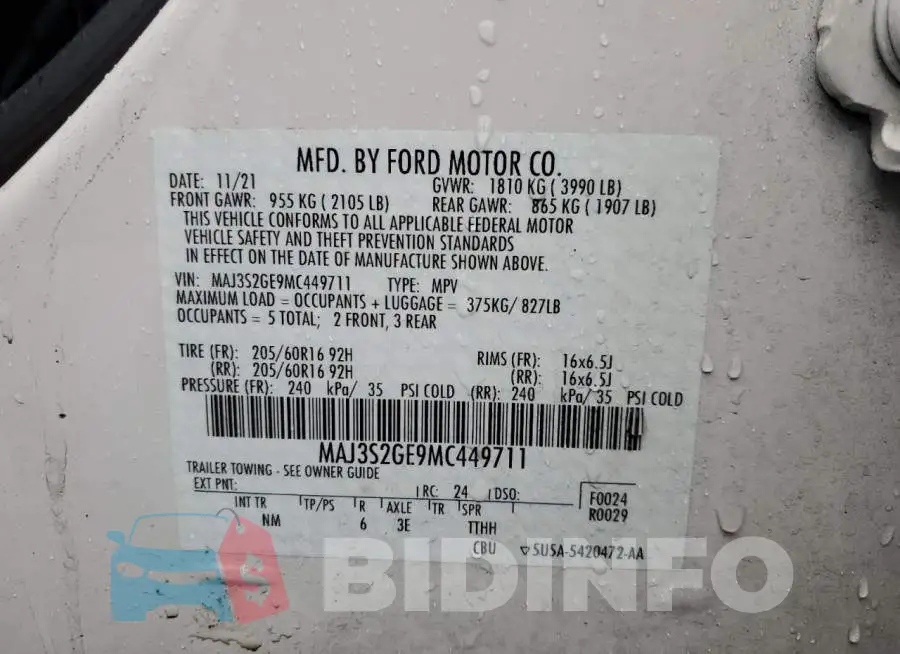 MAJ3S2GE9MC449711 Photo# 12