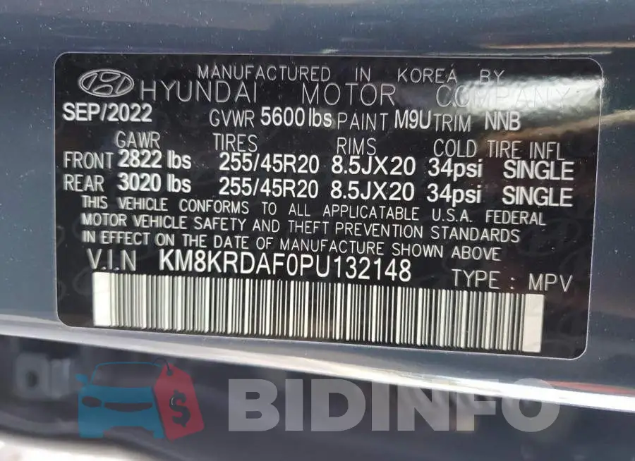 KM8KRDAF0PU132148 Photo# 12