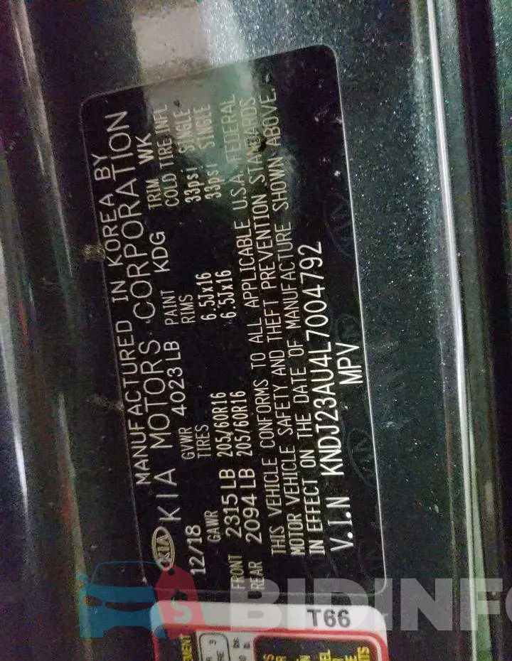 KNDJ23AU4L7004792 Photo# 12