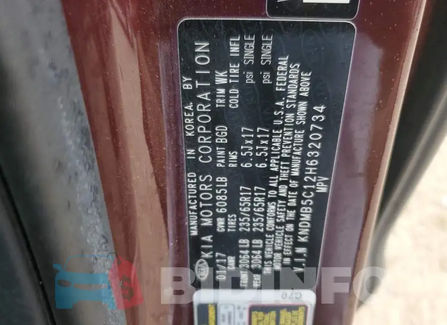 KNDMB5C12H6320734 Photo# 13
