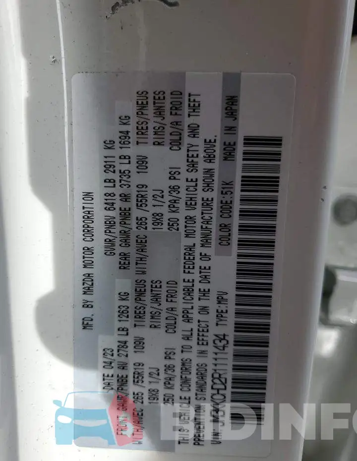 JM3KKCHD2R1111434 Photo# 13