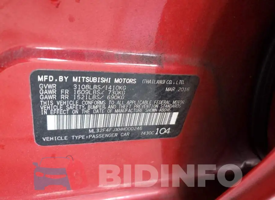 ML32F4FJXHH000246 Photo# 12