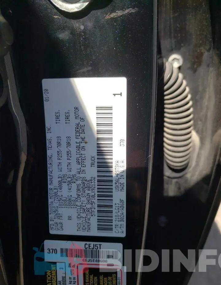 5TFDY5F10LX921332 Photo# 12