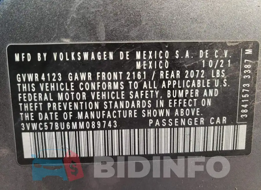 3VWC57BU6MM089743 Photo# 12
