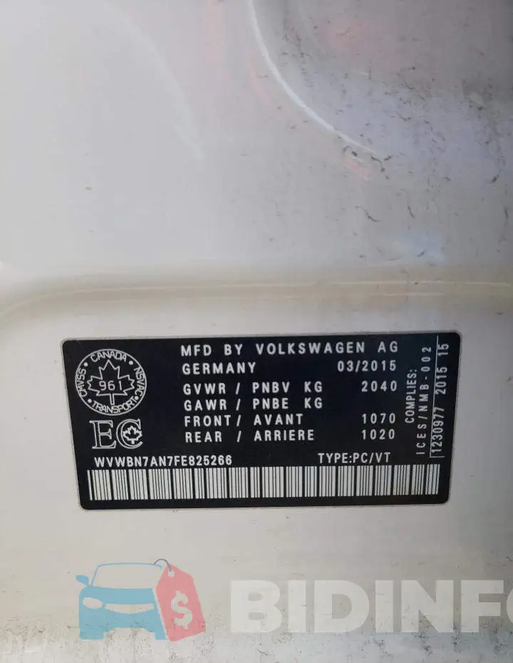 WVWBN7AN7FE825266 Photo# 12
